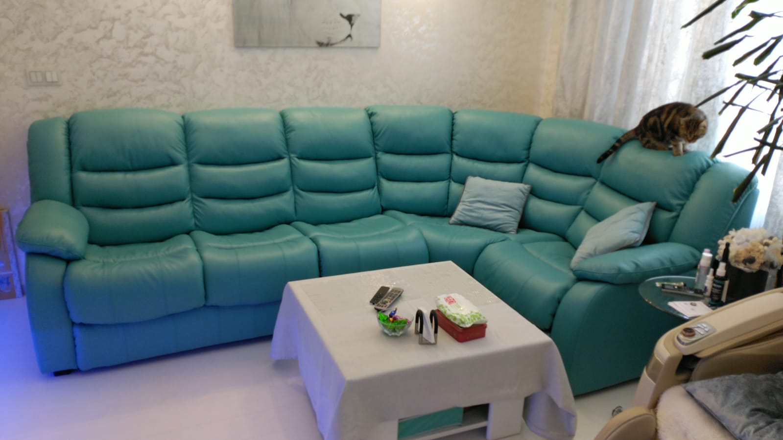 Перетяжка дивана на дому. Болохово